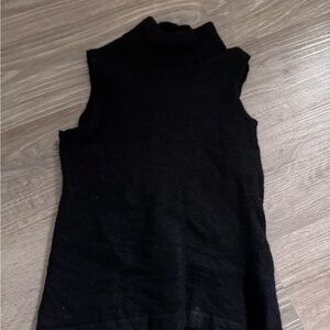 Neiman Marcus Black Cashmere Collection Top